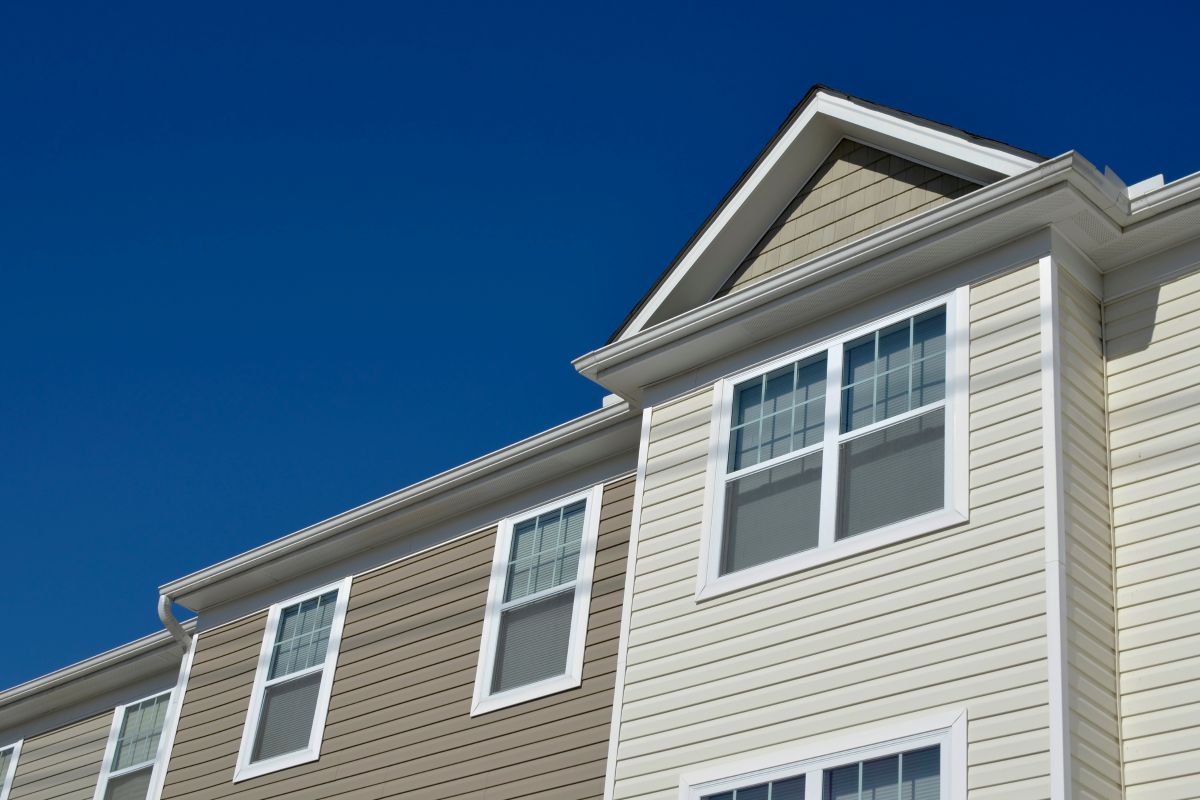 New siding on nice house